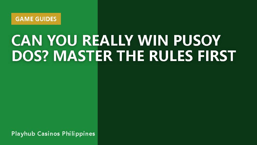Can You Really Win Pusoy Dos? Master the Rules First